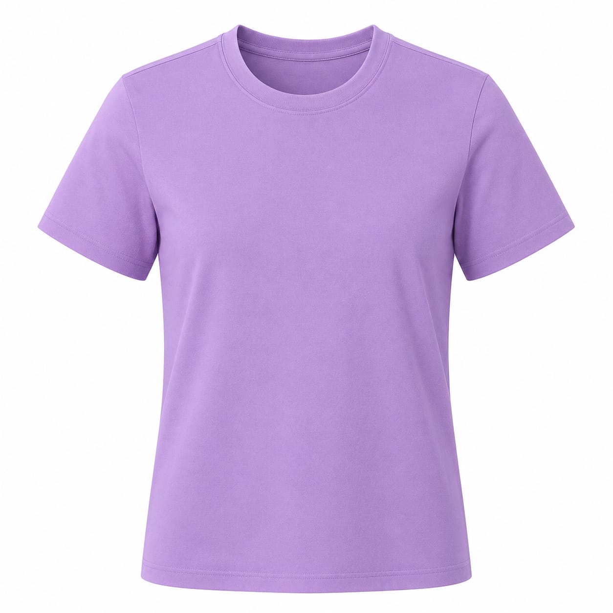100% Cotton Plain T-Shirt for Kids – Lilac