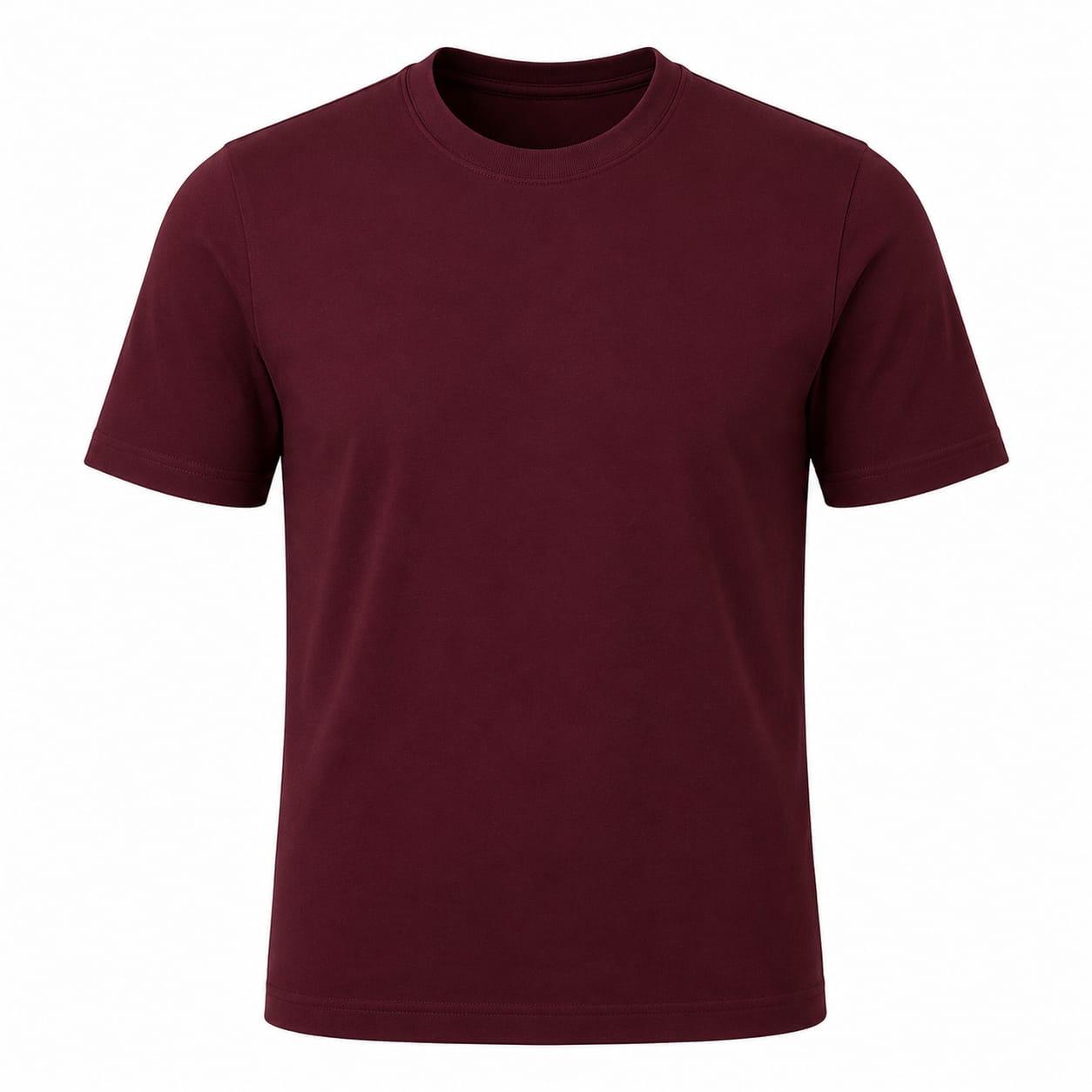 100% Cotton Plain T-Shirt for Kids – Maroon