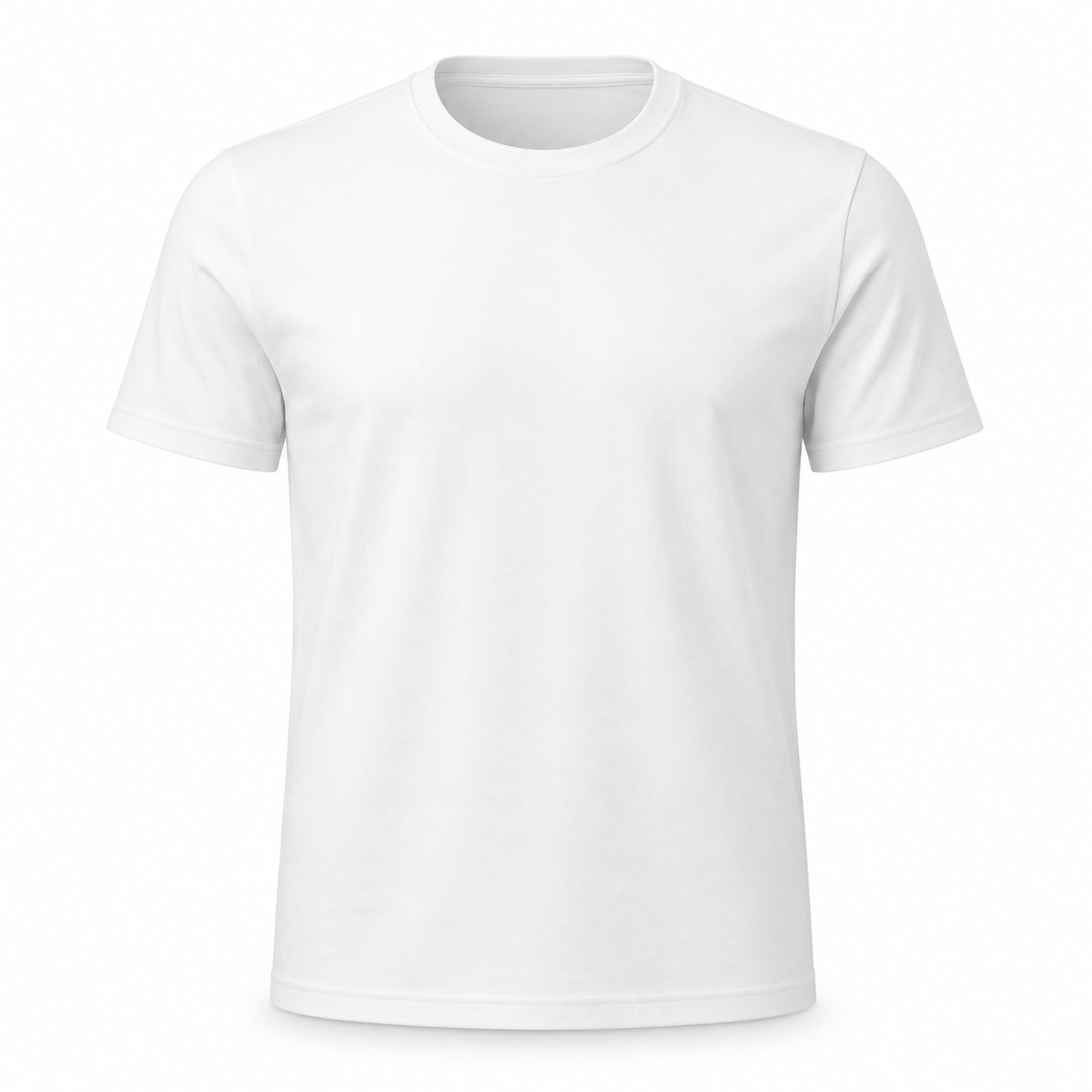 100% Cotton Plain T-Shirt for Kids – White