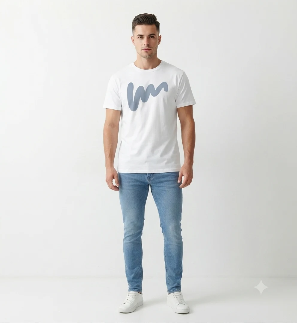 Graphic Drop Shoulder Oversized Tee – Signature