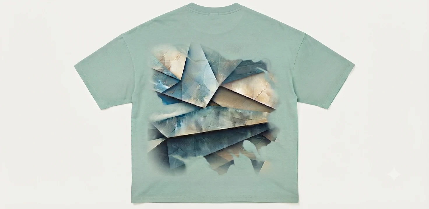 Graphic Drop Shoulder Oversized Tee – Paint