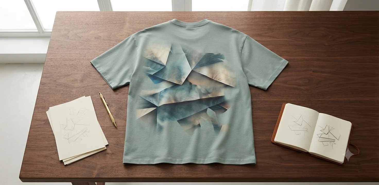Graphic Drop Shoulder Oversized Tee – Paint