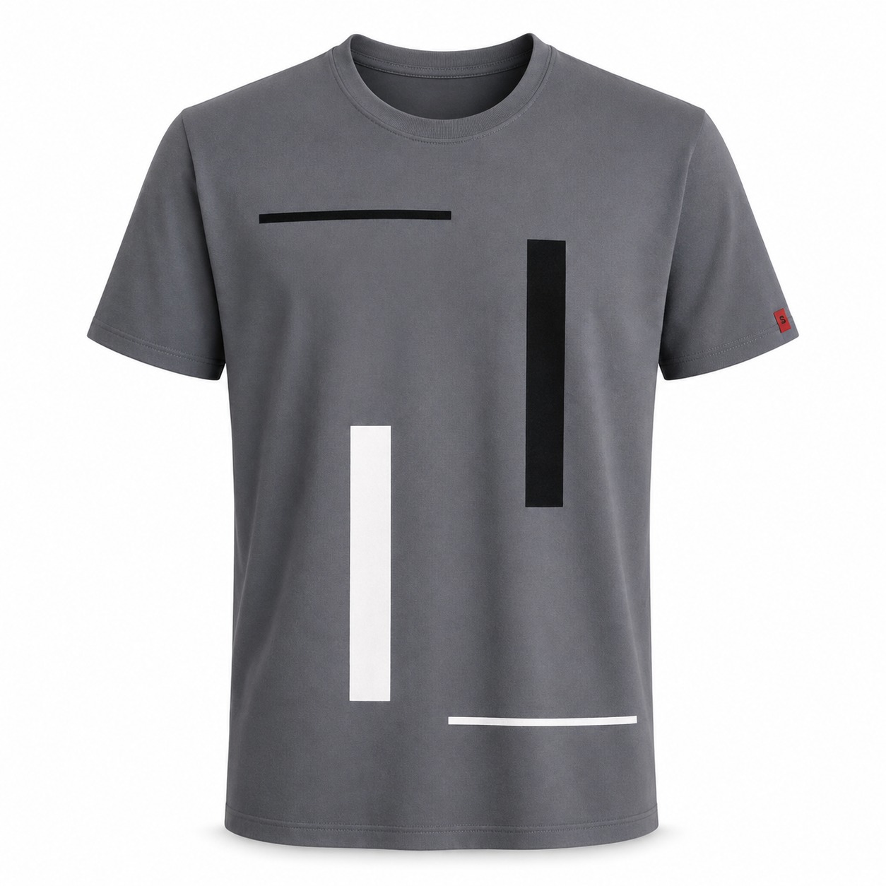 Graphic Printed Tee – Lines